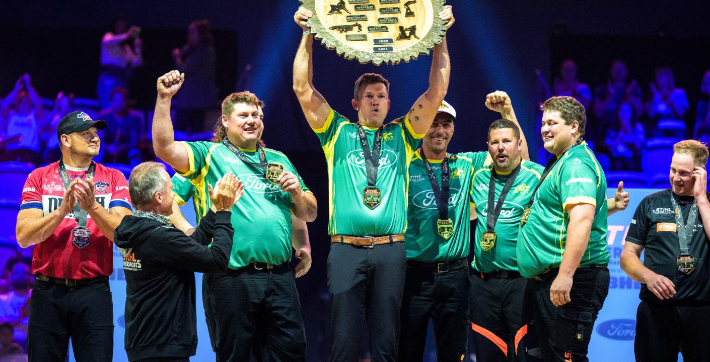 Australia won the team competition in STIHL TIMBERSPORTS® World Championship 2022.
