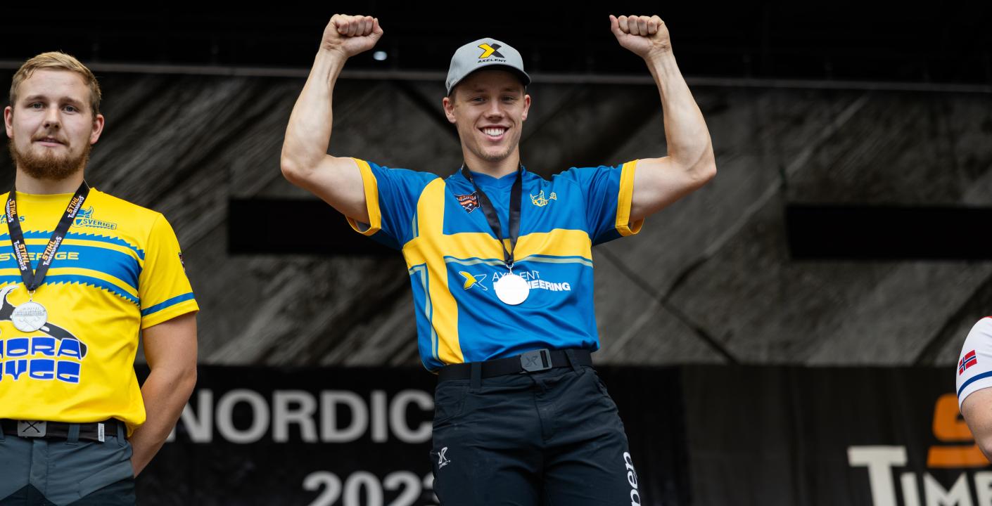 Ferry Svan knep förstaplatsen i sista deltävlingen av TIMBERSPORTS® Nordic Cup 2023, och korades därmed till cupvinnare.